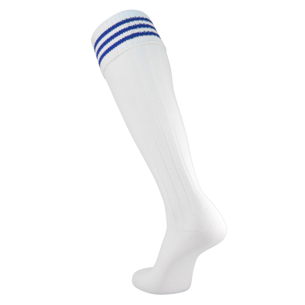 European Striped Soccer Socks Fold Down Top 4