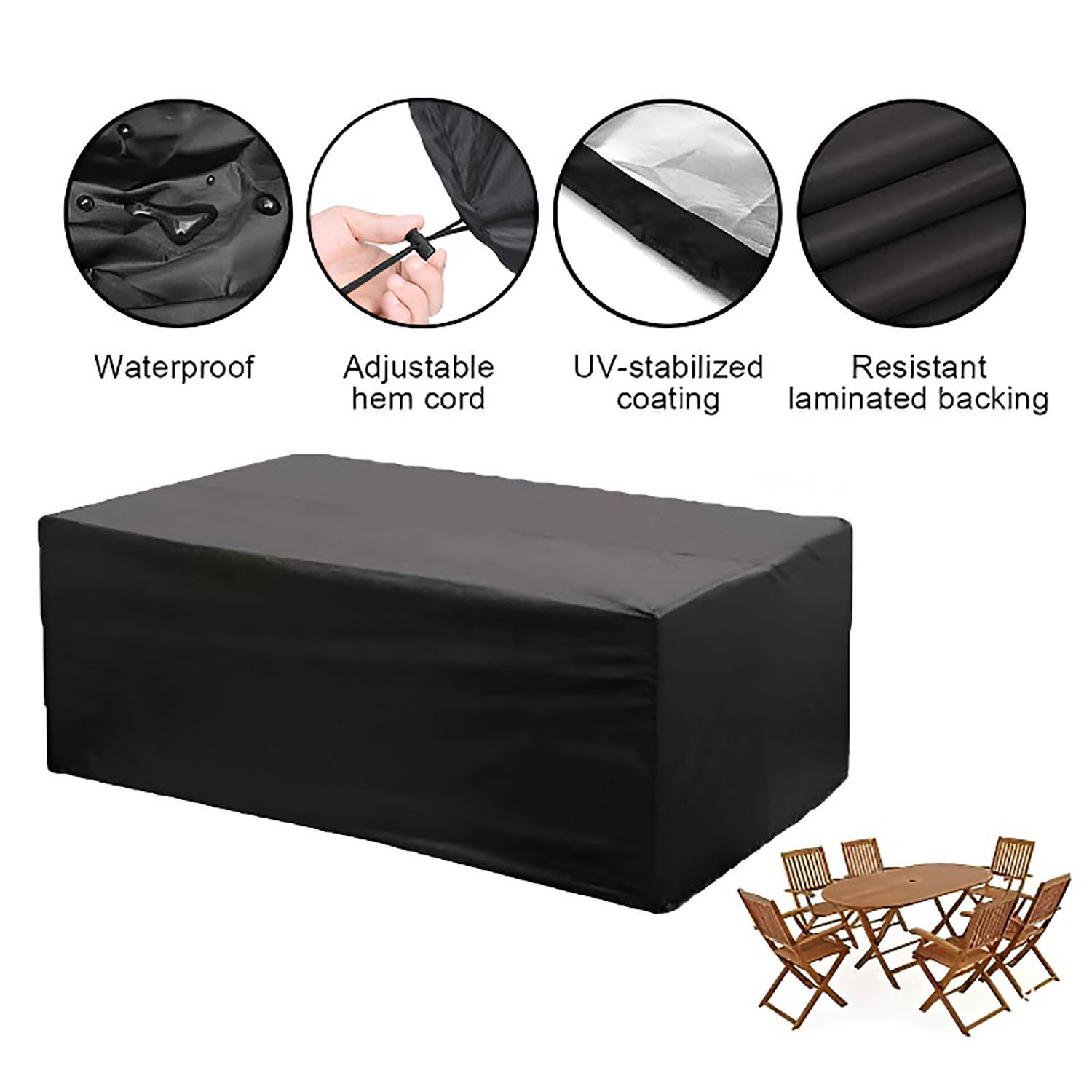 Water Resistant Oxford Outdoor Furniture Cover 14