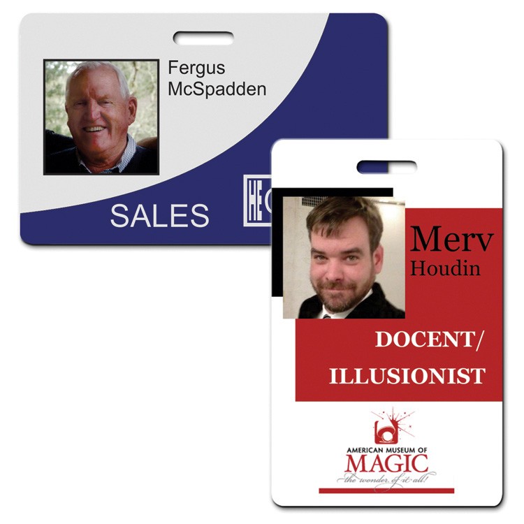 The Parthenon full color badge with a personalized photo 2 1/8"x3 3/8" 8