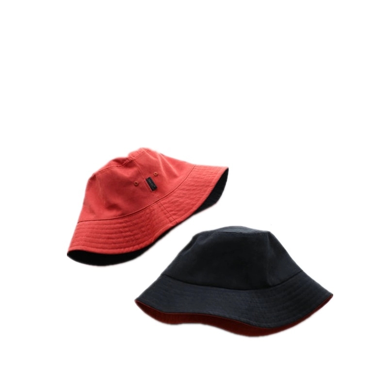 Cotton Flat Bucket Cap with Air Vent 3