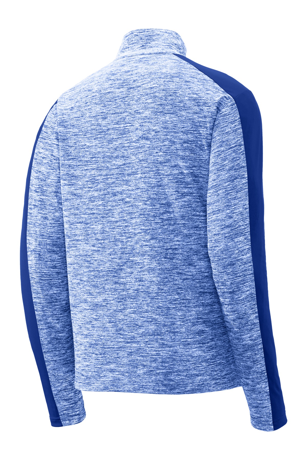 Sport-Tek PosiCharge Electric Heather Colorblock 1/4-Zip Pullover. ST397, custom hoodie or sweatshirt with logo imprint 35