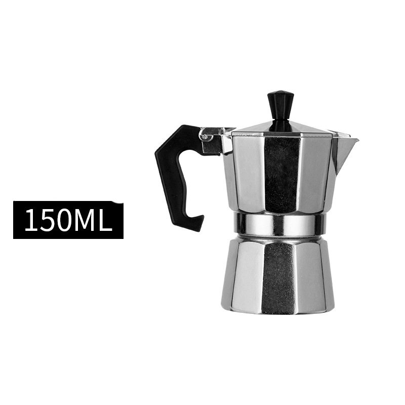 Aluminum Espresso Stovetop Coffeemaker Moka Pot 3-Cups 4