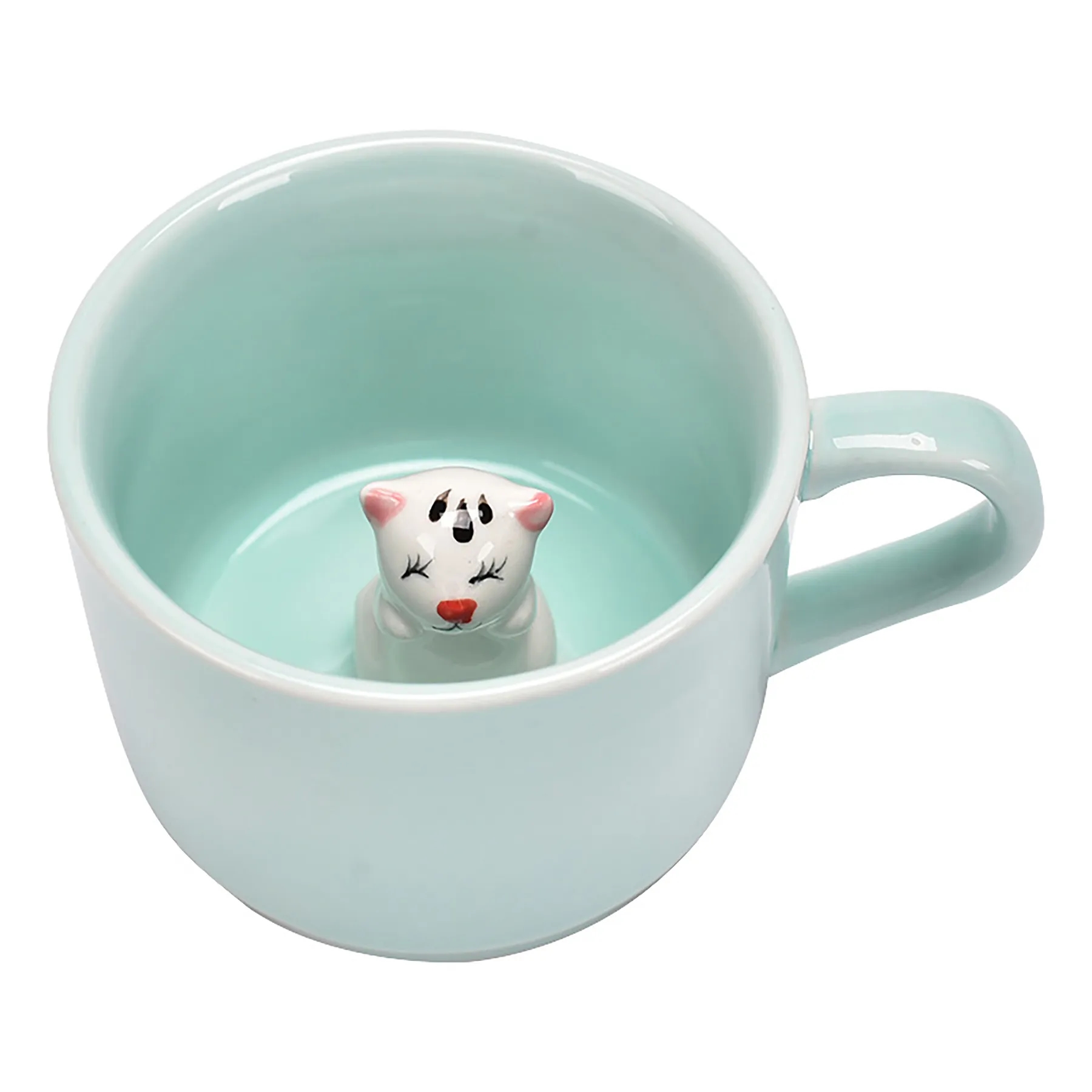 Ceramic Mug with Hidden 3D Animal 6