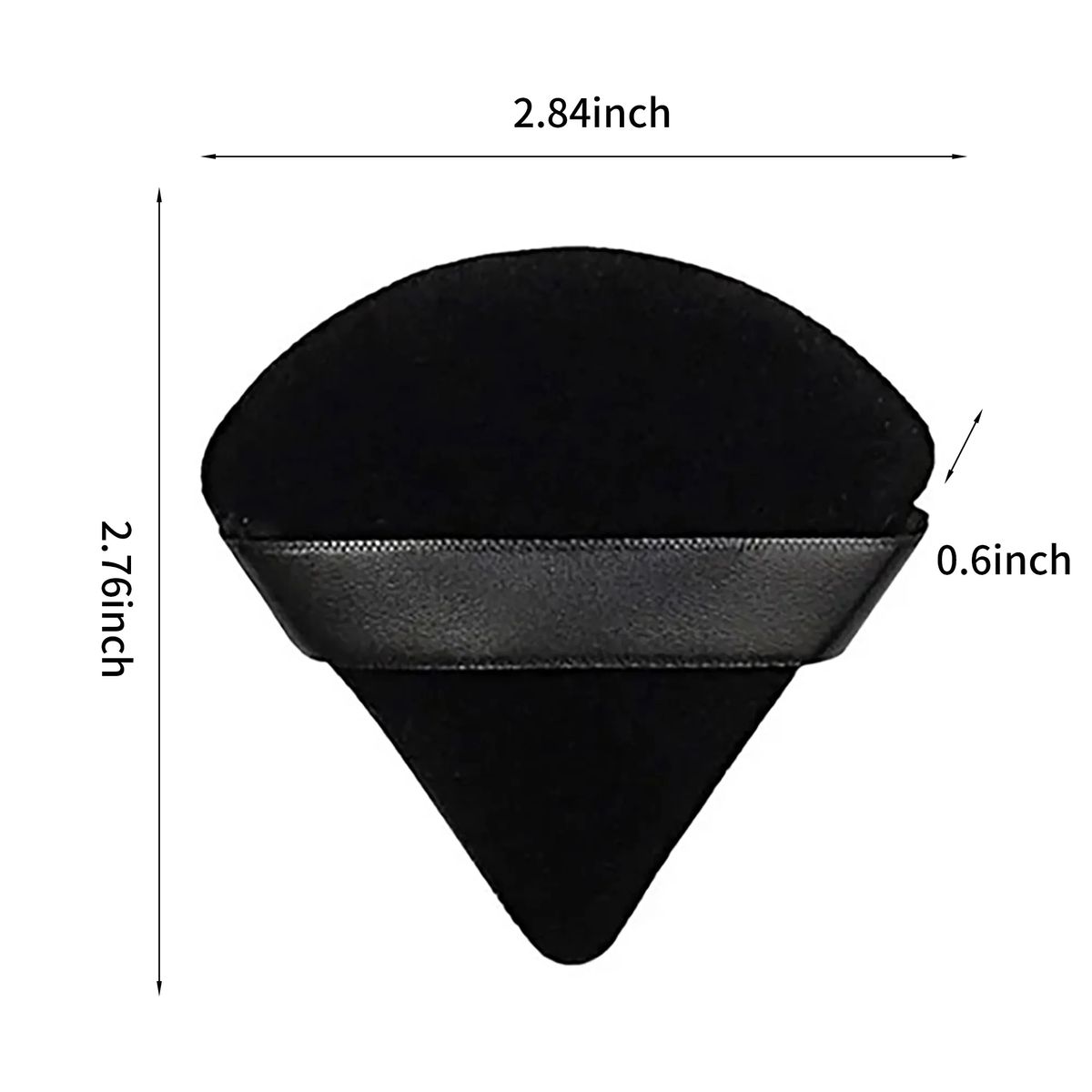6Pcs Triangle Powder Puffs Customizable with Logo 2