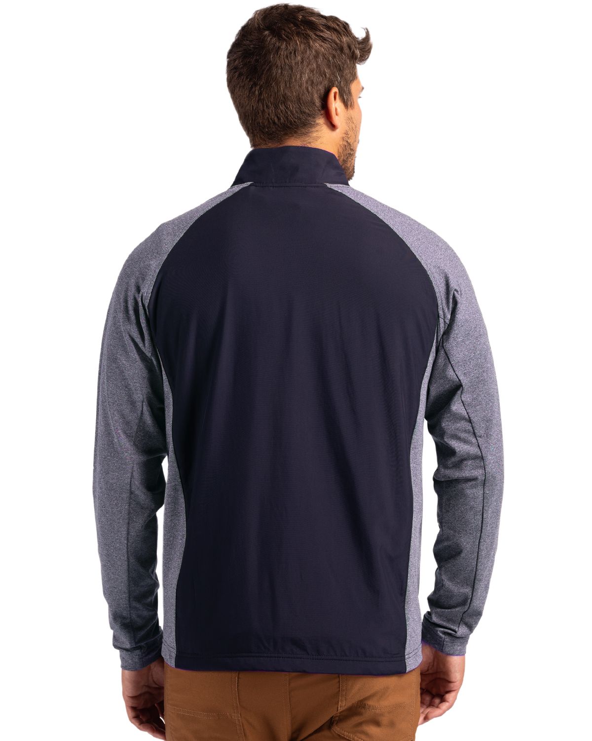 Cutter & Buck Adapt Recycled Soft Knit Stretch Mens Hybrid Full Zip Jacket 65
