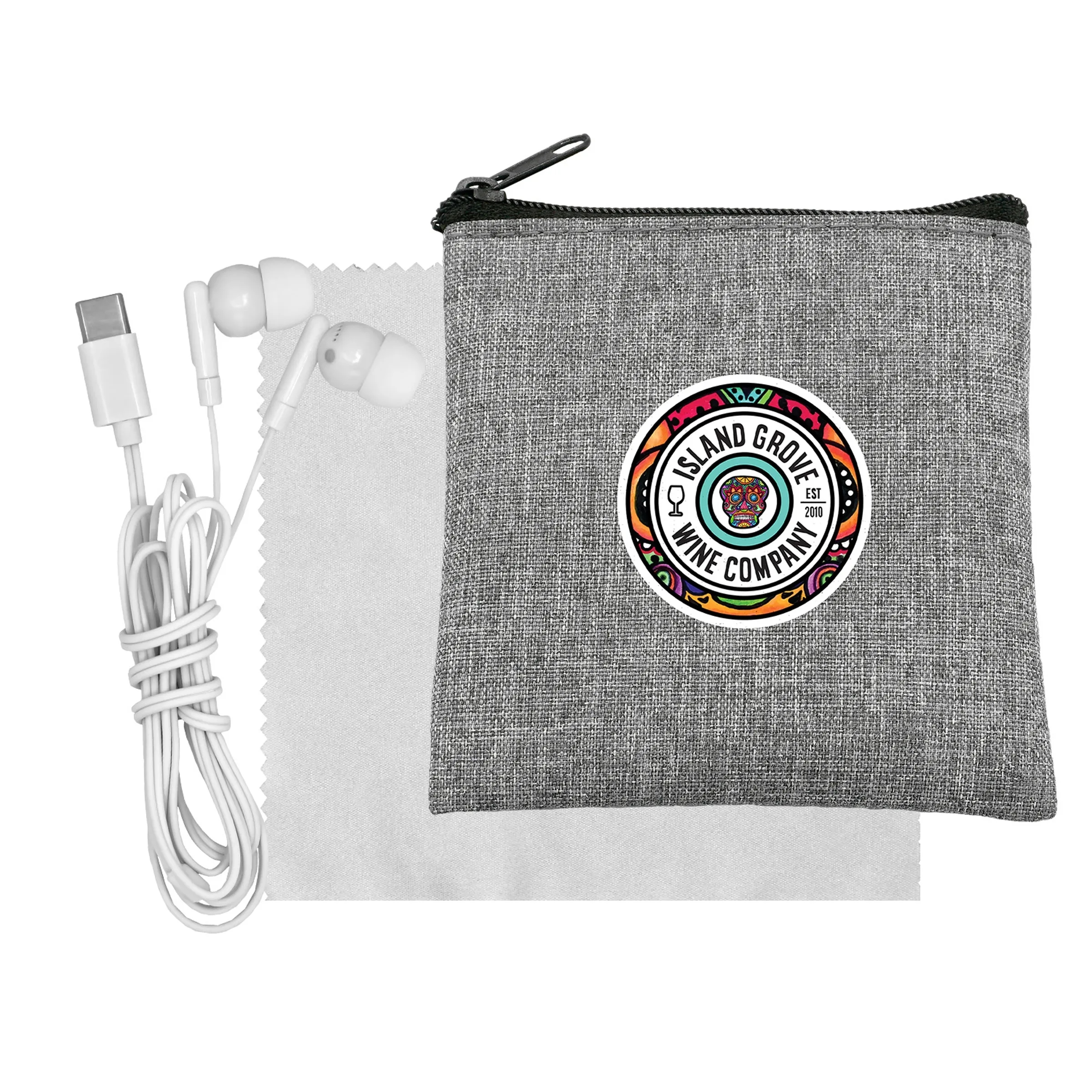 Recycled Cloth & Colorful Type C Ear Buds 19