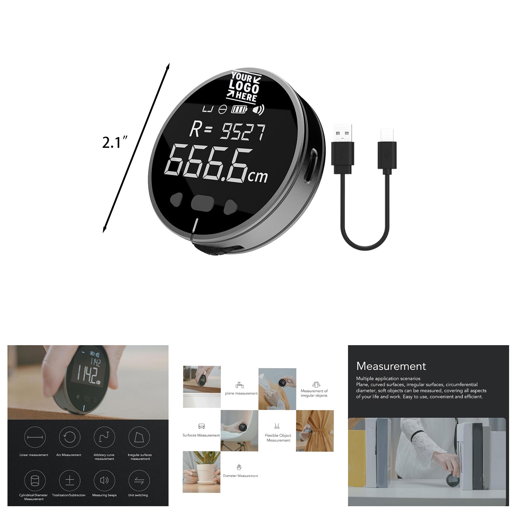 Electronic Digital Tape Measure 2