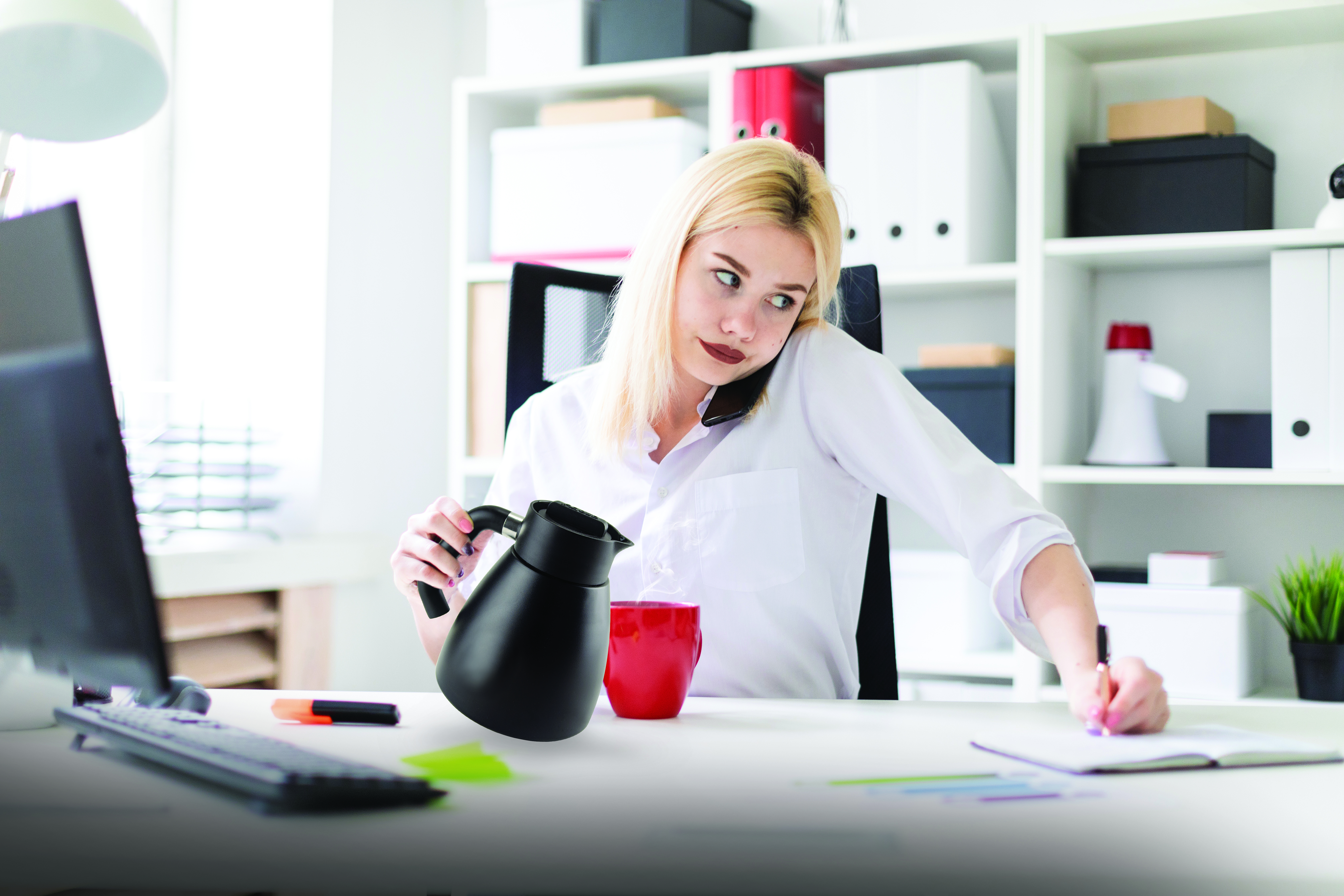 40 Oz. Asobu Pourover Coffee Maker Carafe w/Handle 4