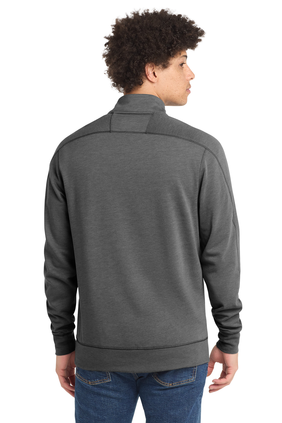 New Era Tri-Blend Fleece 1/4-Zip Pullover. NEA512, custom hoodie or sweatshirt with logo imprint 15