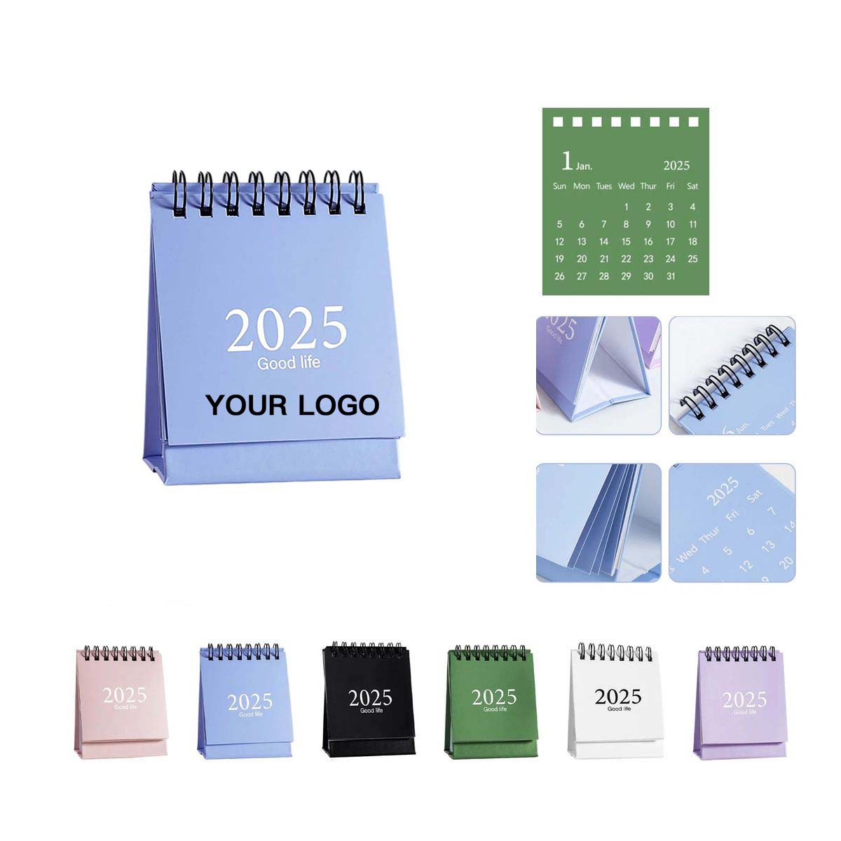 Mini Standing Calendar for Daily Organization 1