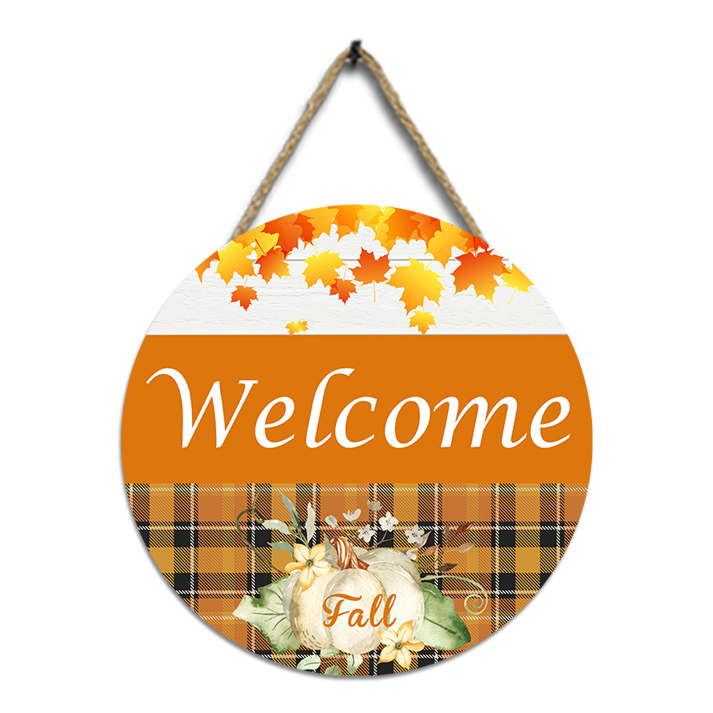 Halloween Thanksgiving Wall Decoration Doorplate 8
