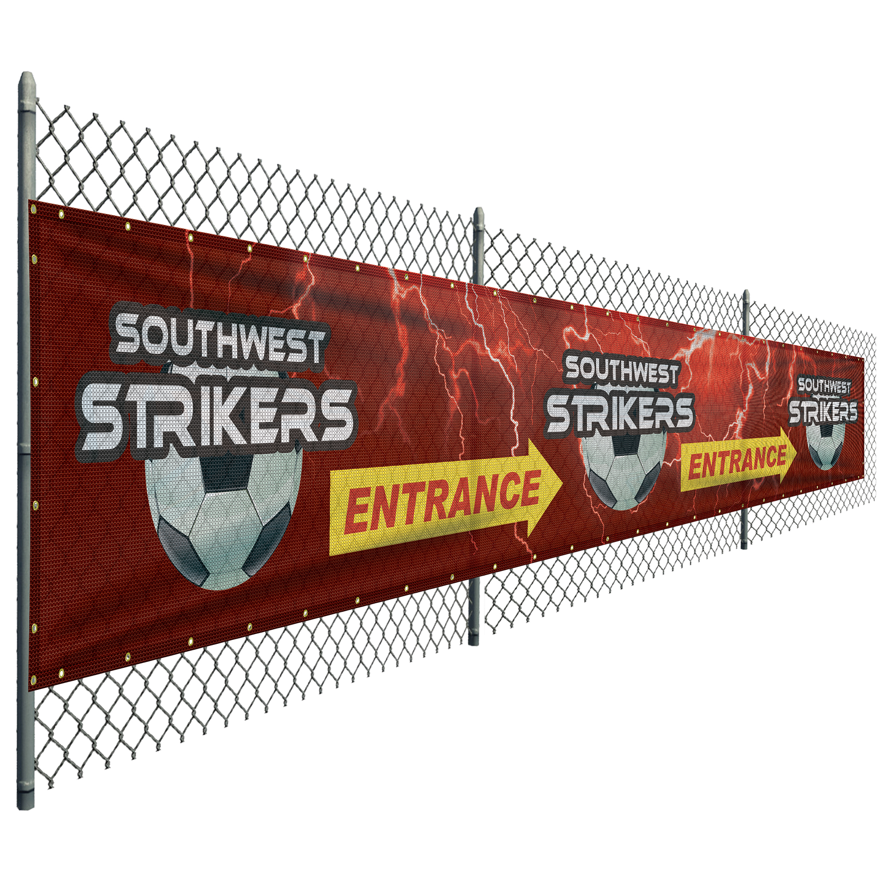 4' x 24' Premium Polyester Mesh Banner 11