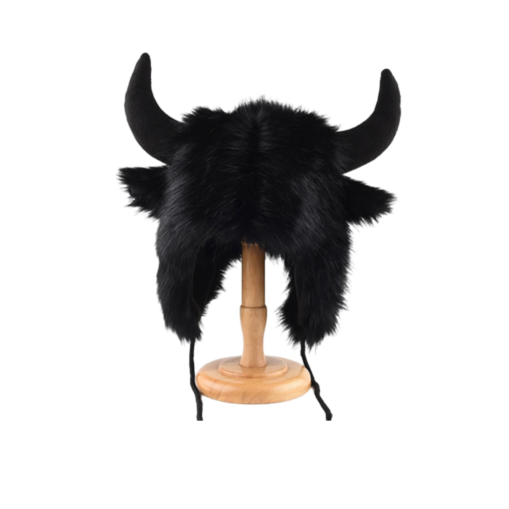 Warm And Cold-Proof Horn Hat Ear Protection Anti-Freeze Cap 3