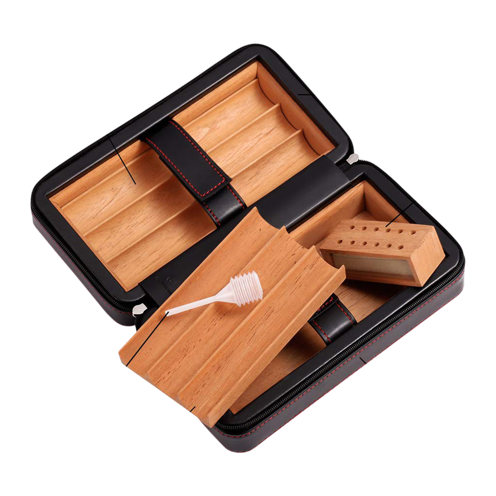 6-Cigar Leather Case 7