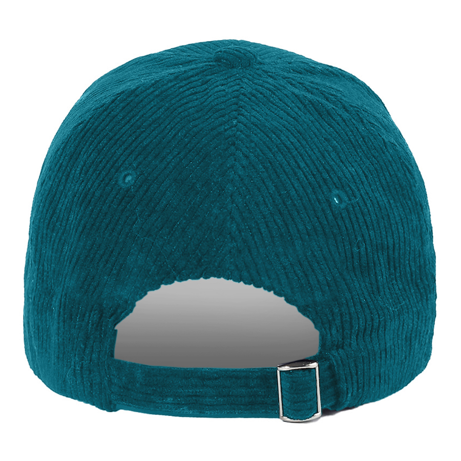 Stock Corduroy 6-Panel Structured Cap w/ Metal Buckle 58