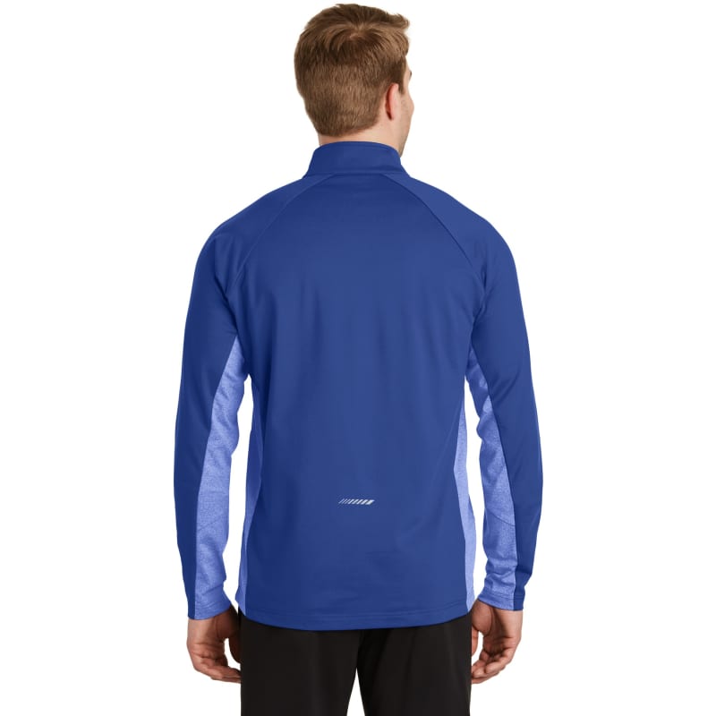Sport-Tek Sport-Wick Stretch Contrast 1/4-Zip Pullover. 17