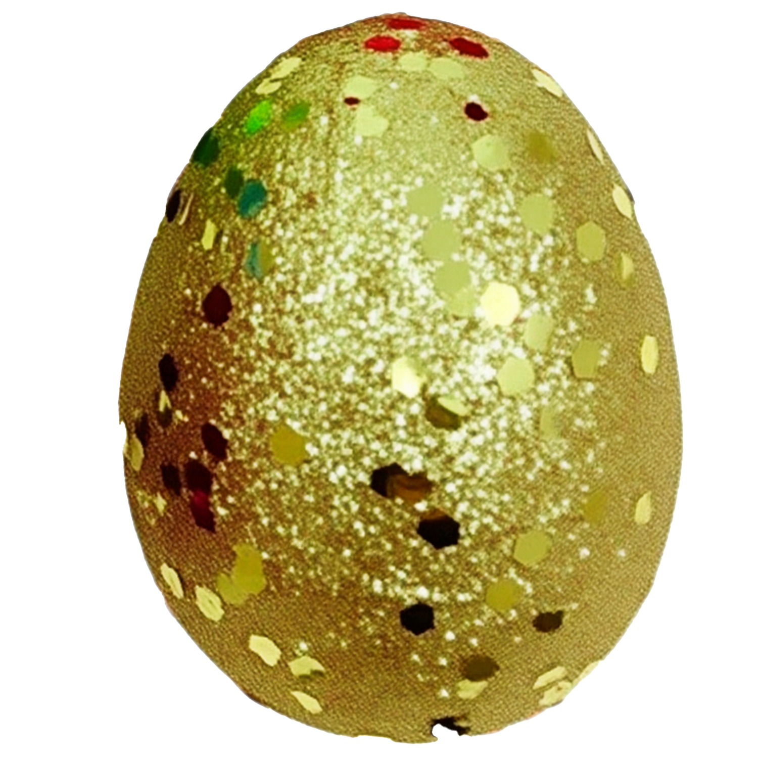 Glittered Fillable Plastic Easter Eggs 4