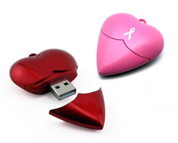 1GB Specialty USB - Heart