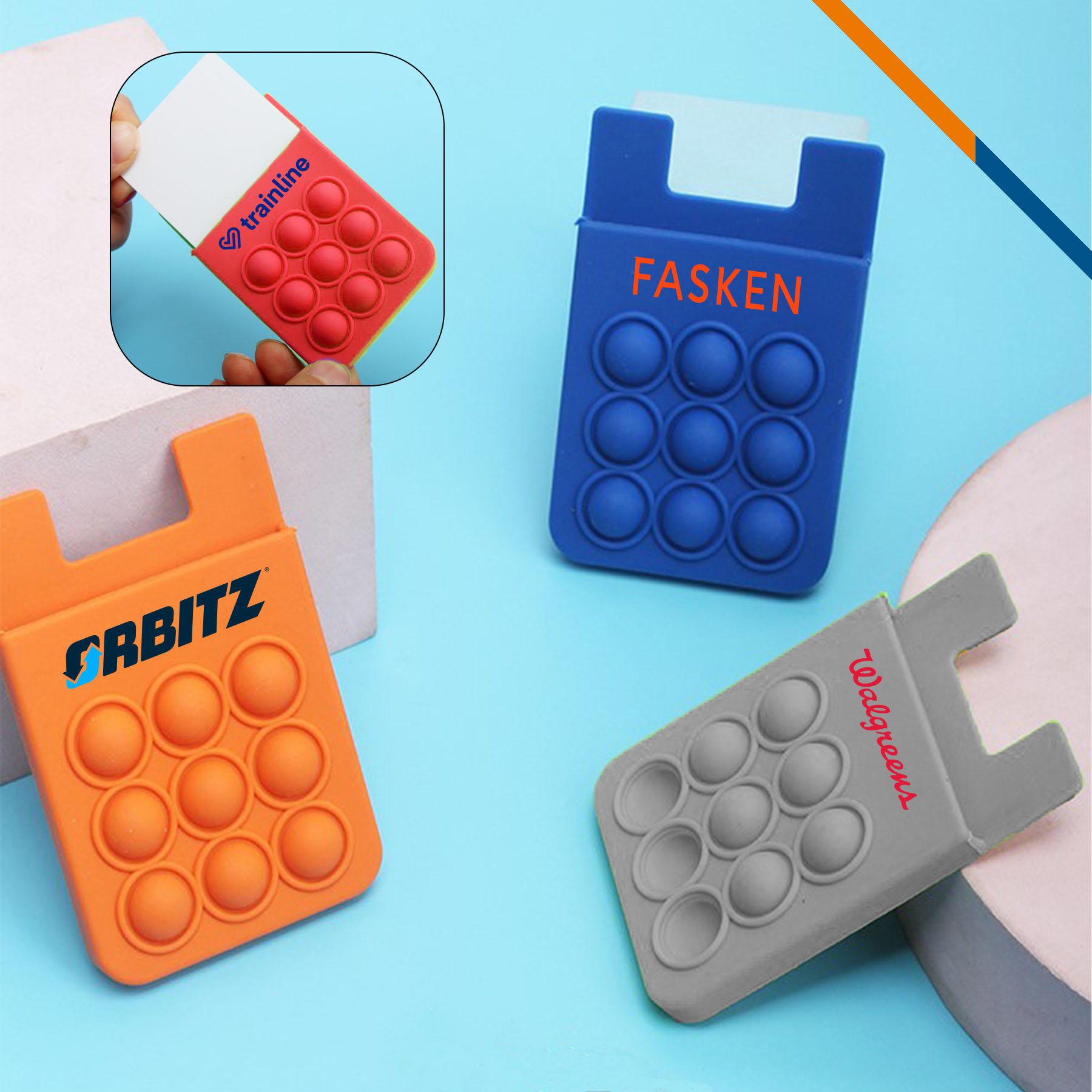 Qimpy Silicone Phone Card Holder 4