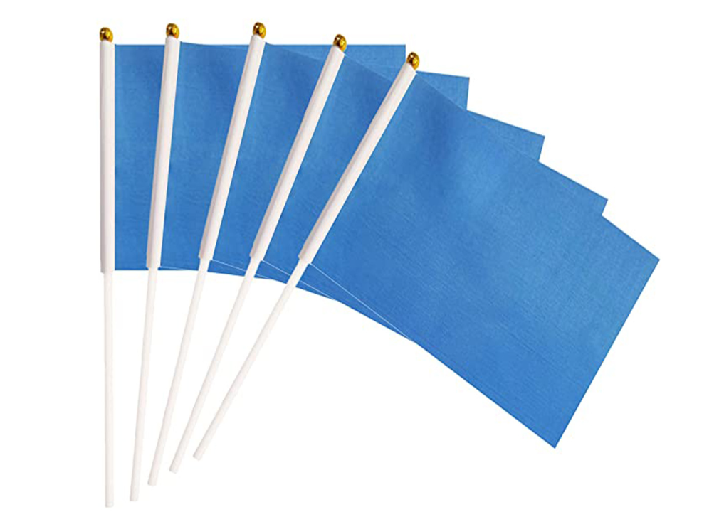 Hand-held Fags with Flagpole 2