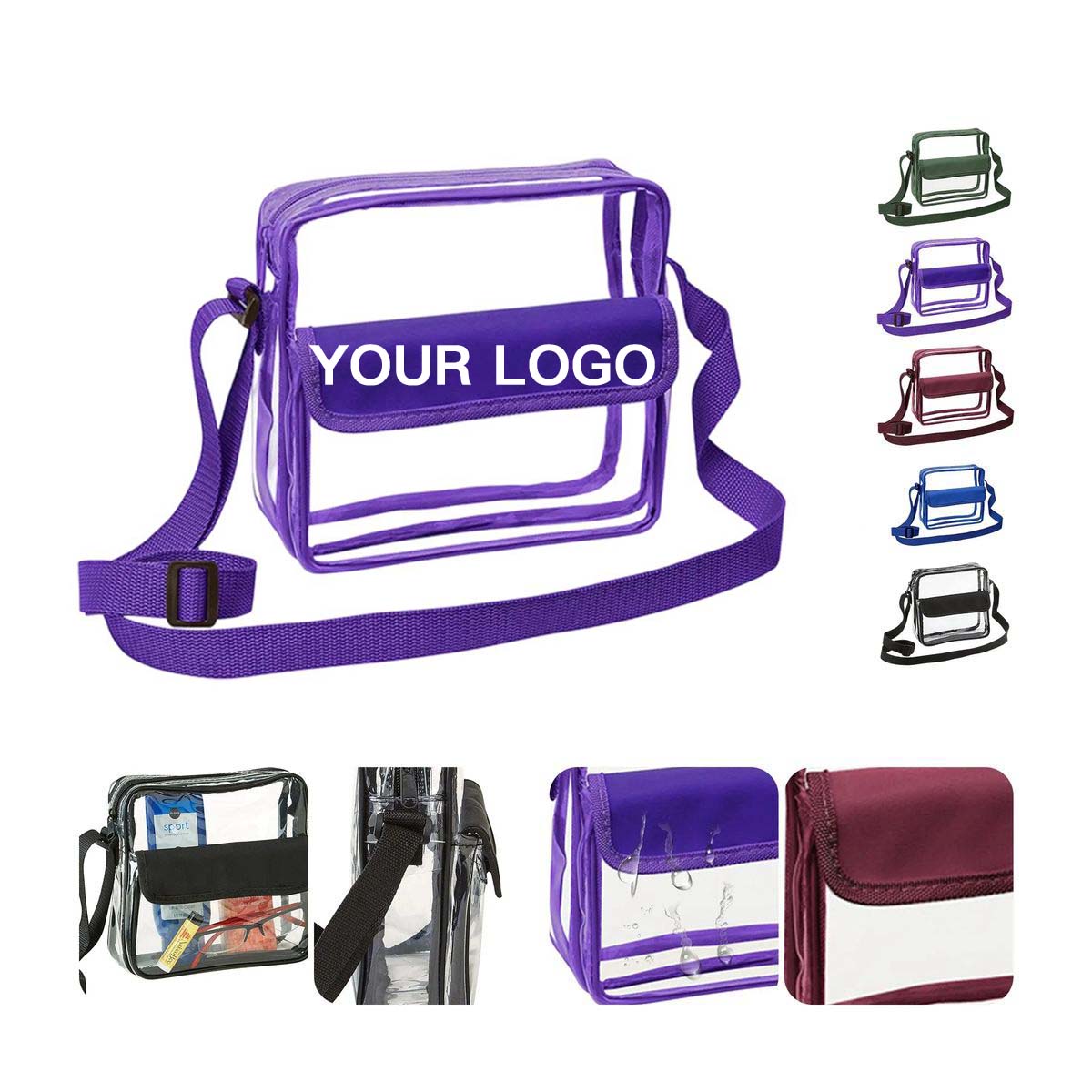 Waterproof Cosmetic Bag with Adjustable Strap 10