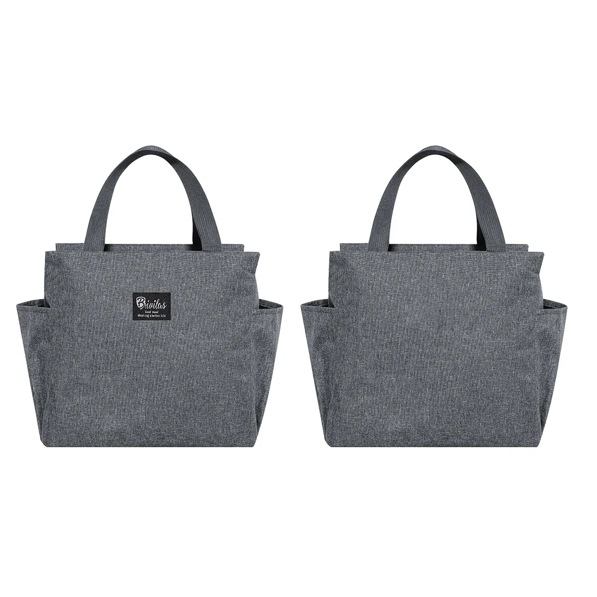 In Stock Custom Portable Reusable Tote Cooler Lunch Bags 9