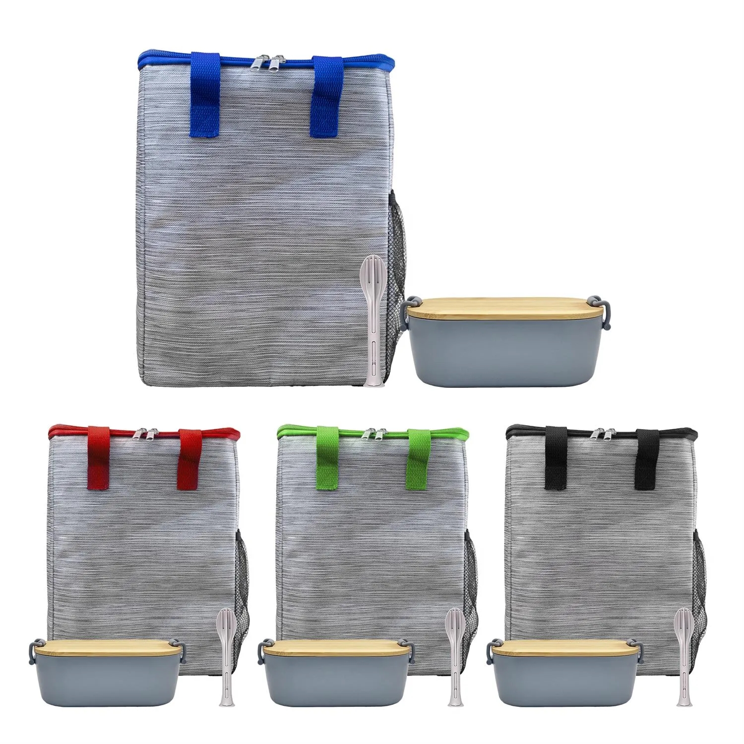 Bamboo & Utensil Lunch Tote 7