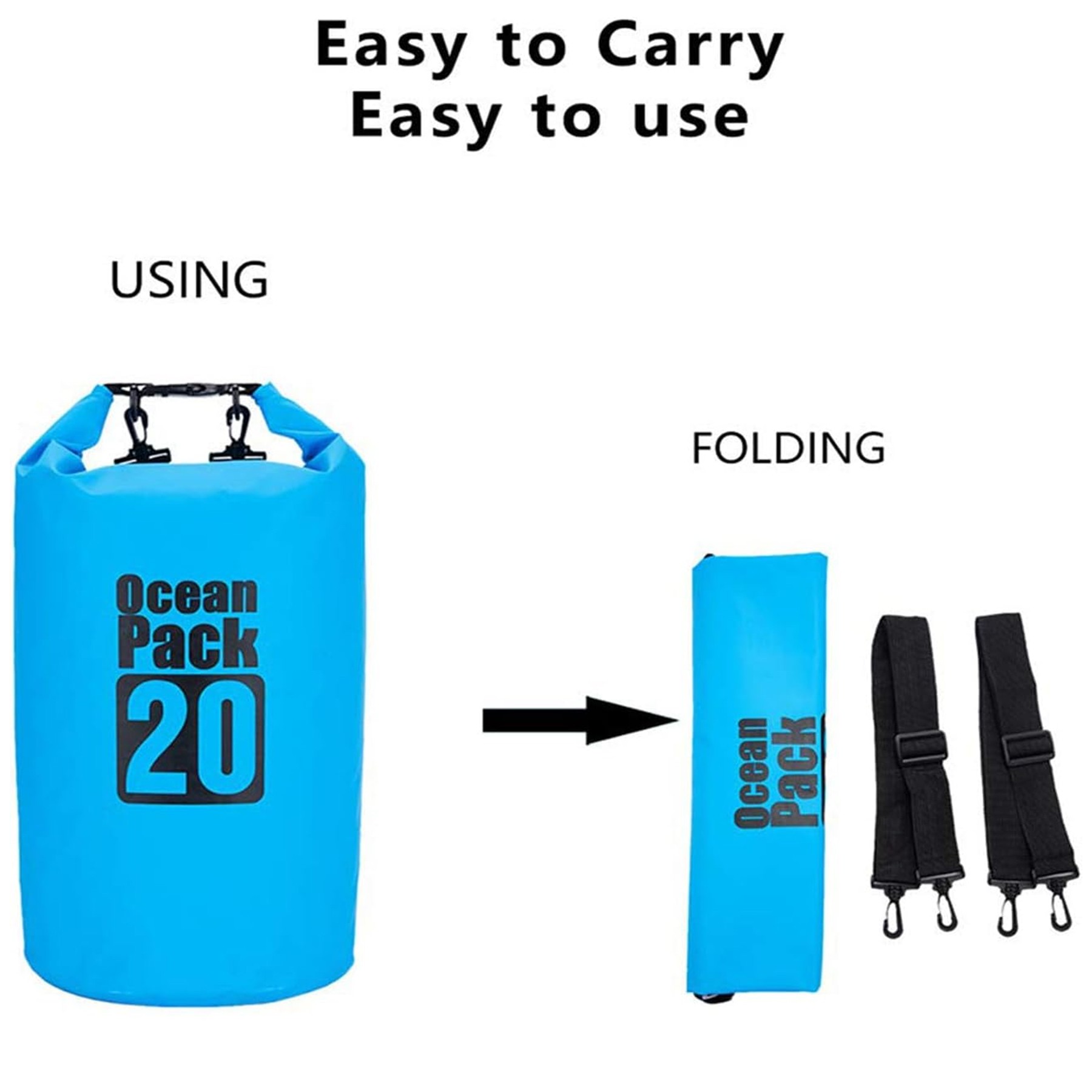 20L Drifting Beach Waterproof Dry Bag 3