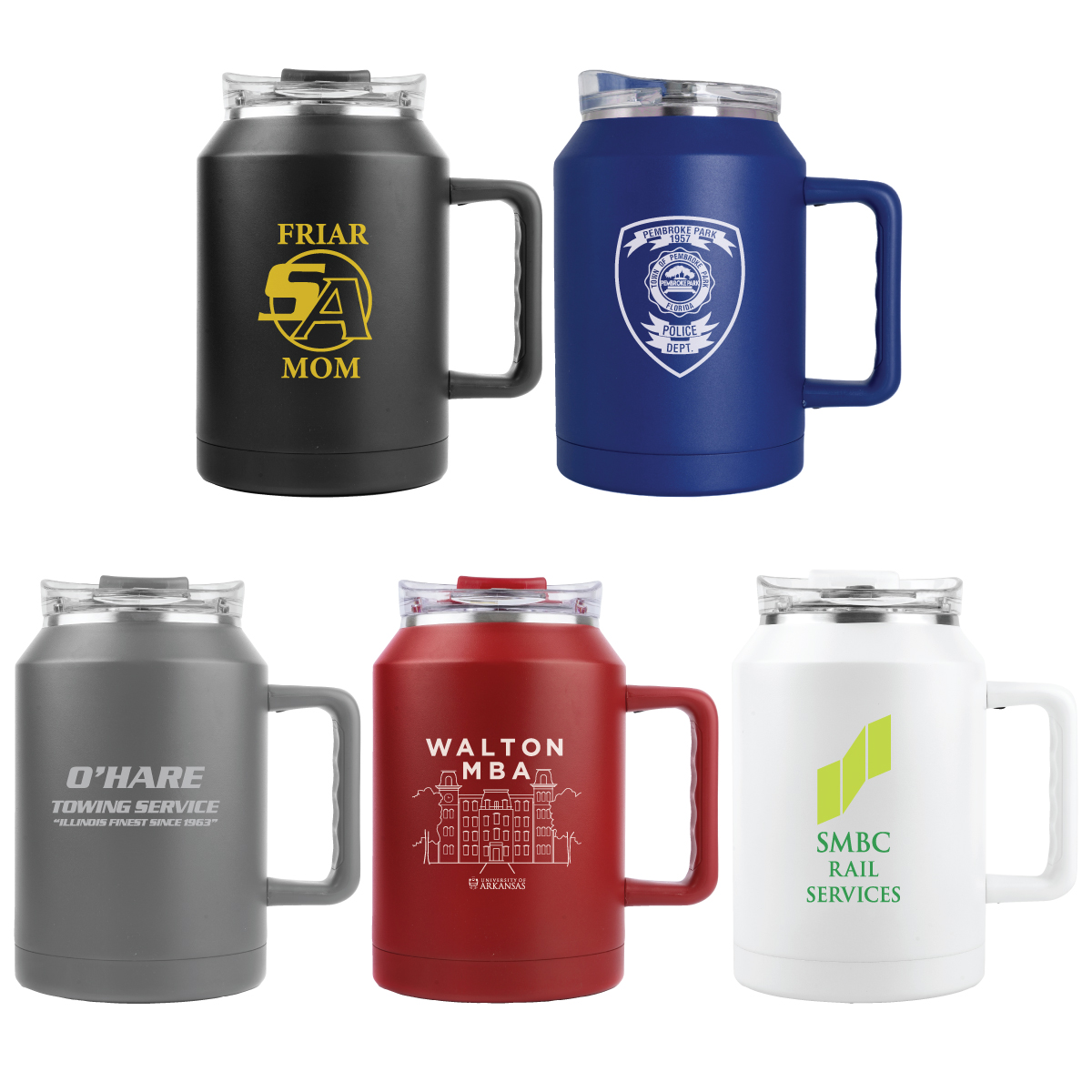 Behemoth 50 oz. Vacuum Insulated Tumbler Mug w/ Handle 1