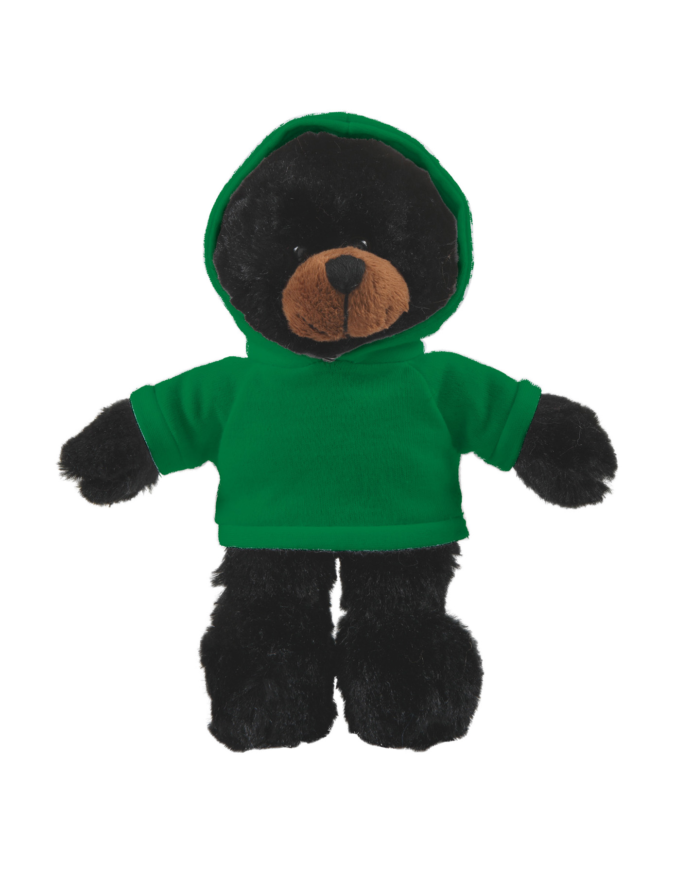 soft plush Black Bear with hoodie 15