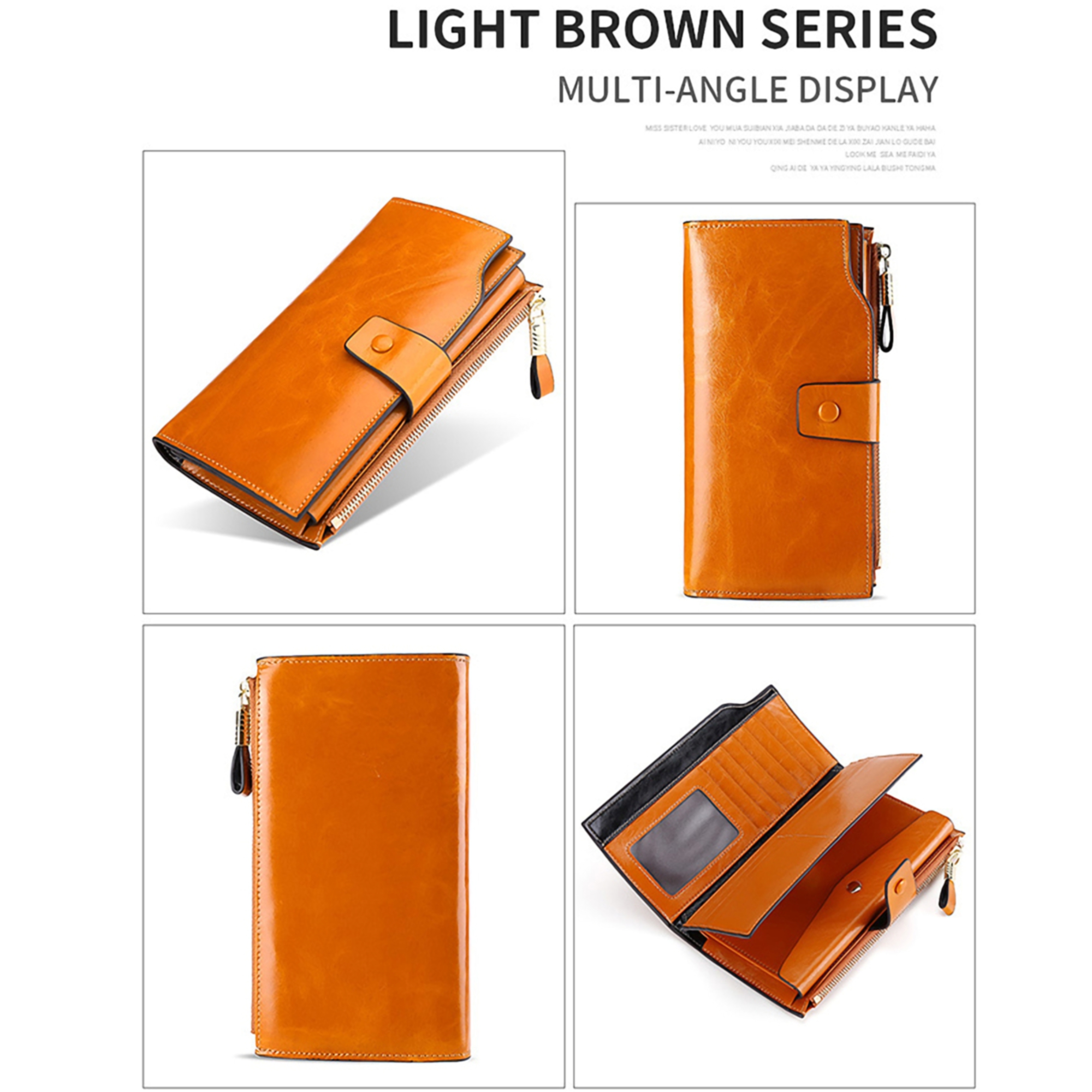 Women's Leather RFID Wallet 5