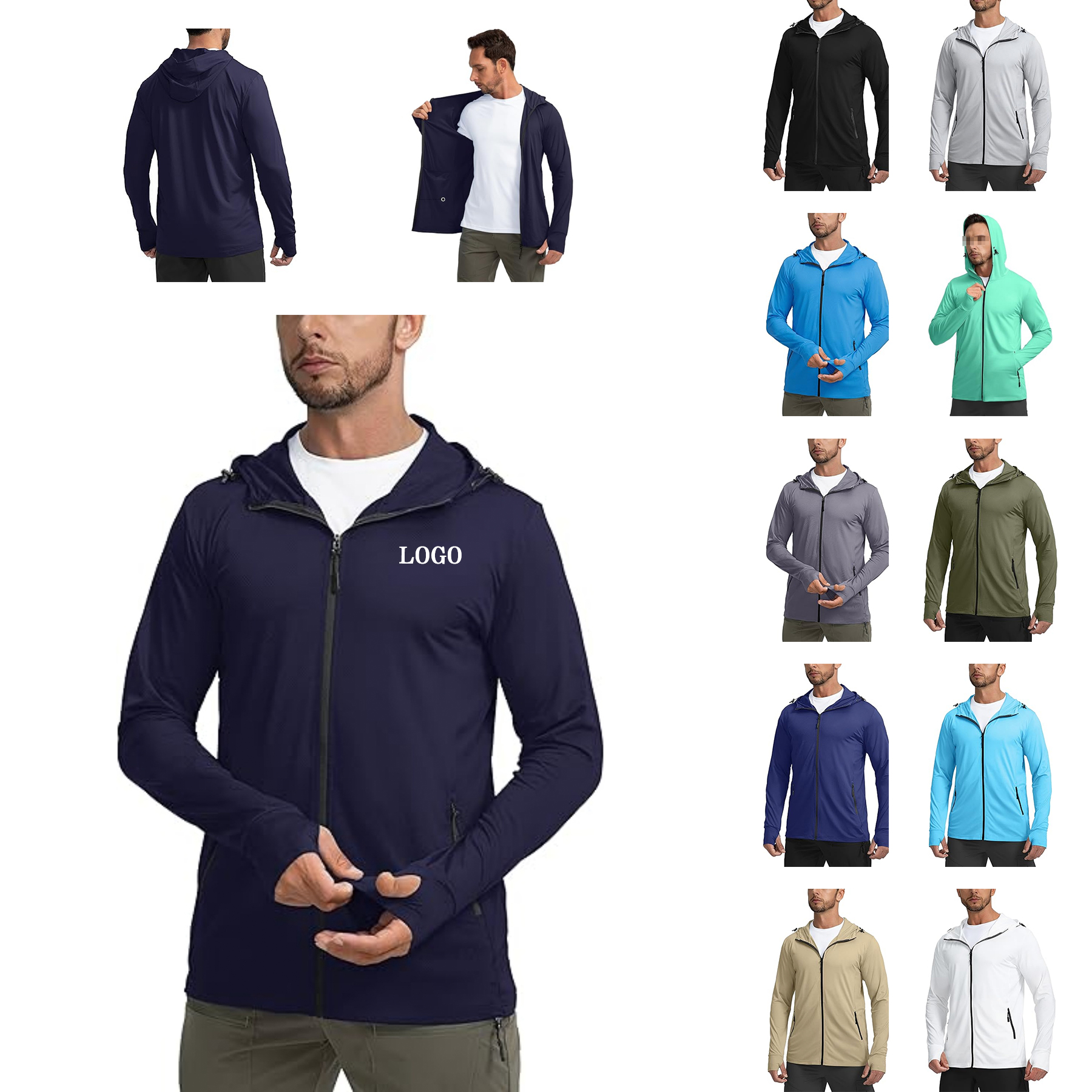 Man's UPF 50 Light Jacket 4