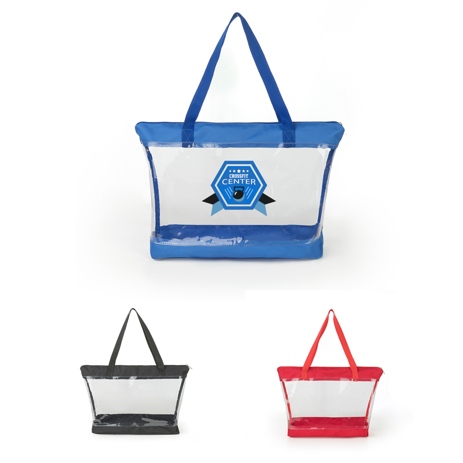 ClearPass Zipper Tote Bag w/ Pockets 5