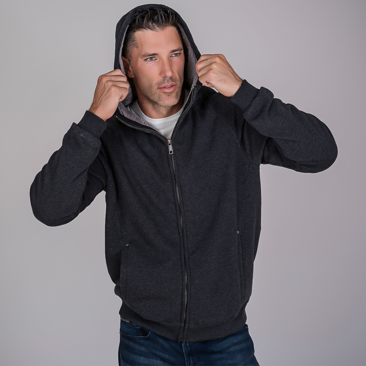 Nook Full Zip Sweatshirt, custom hoodie or sweatshirt with logo imprint 3