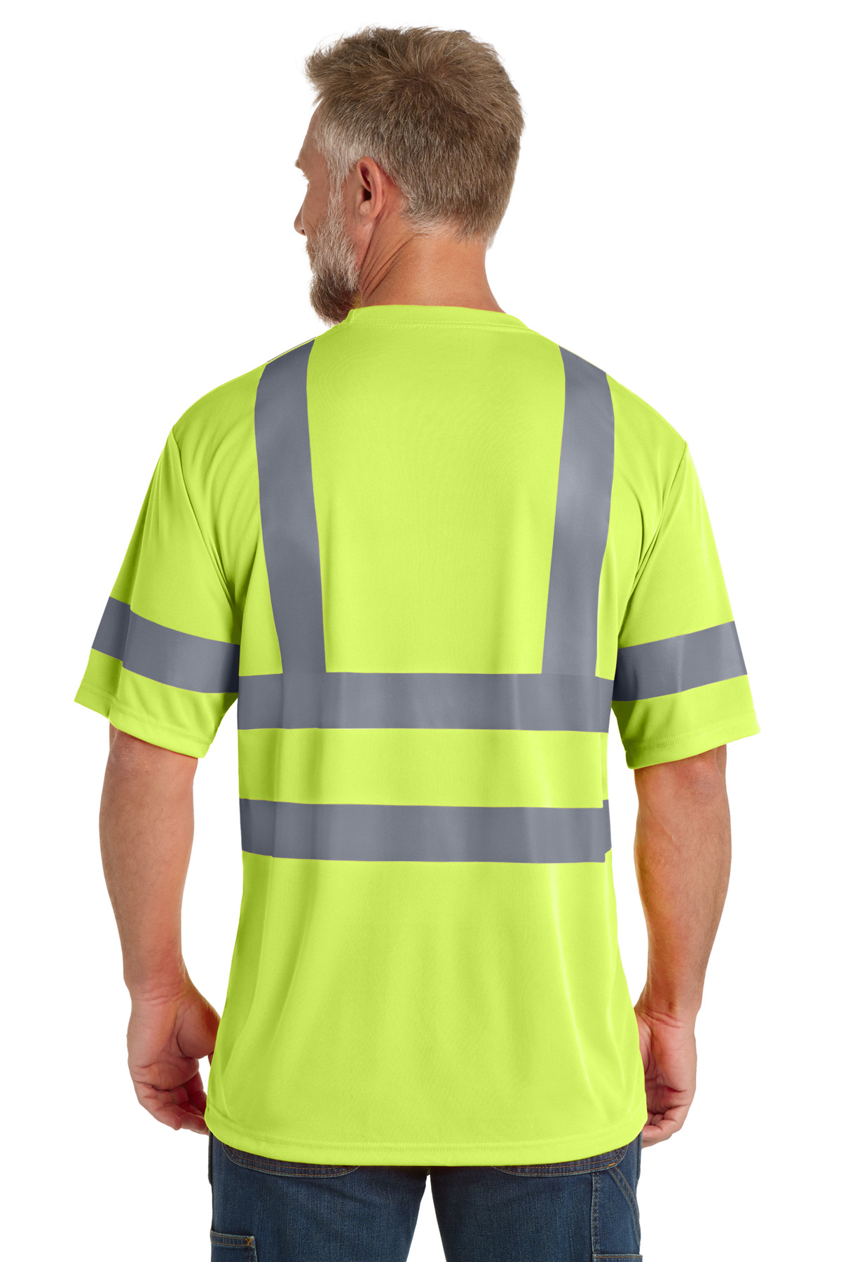 CornerStone - ANSI 107 Class 3 Short Sleeve Snag-Resistant Reflective T-Shirt. CS408 17