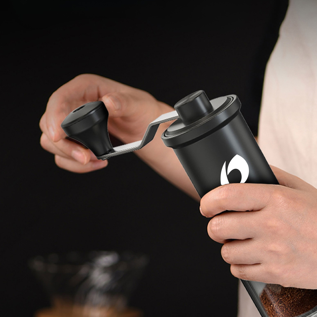 CafePro Manual Coffee Grinder - Adjustable Ceramic Burr 11