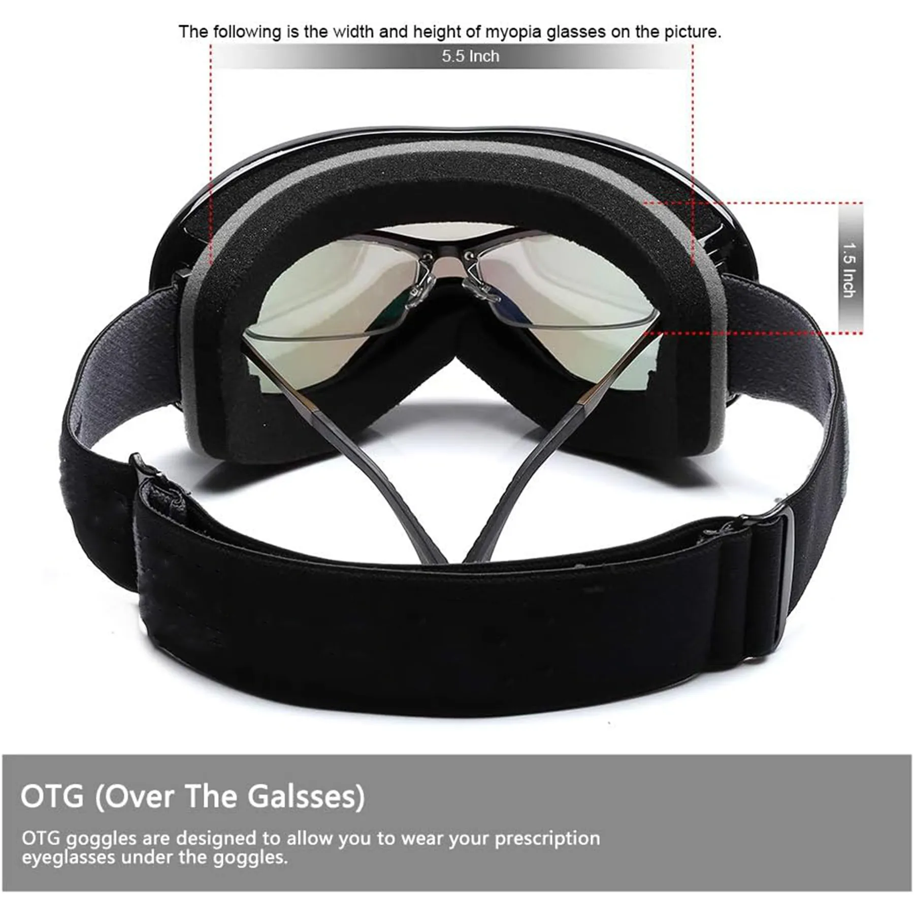 Dual-Layer Anti-Fog Ski Goggles 5