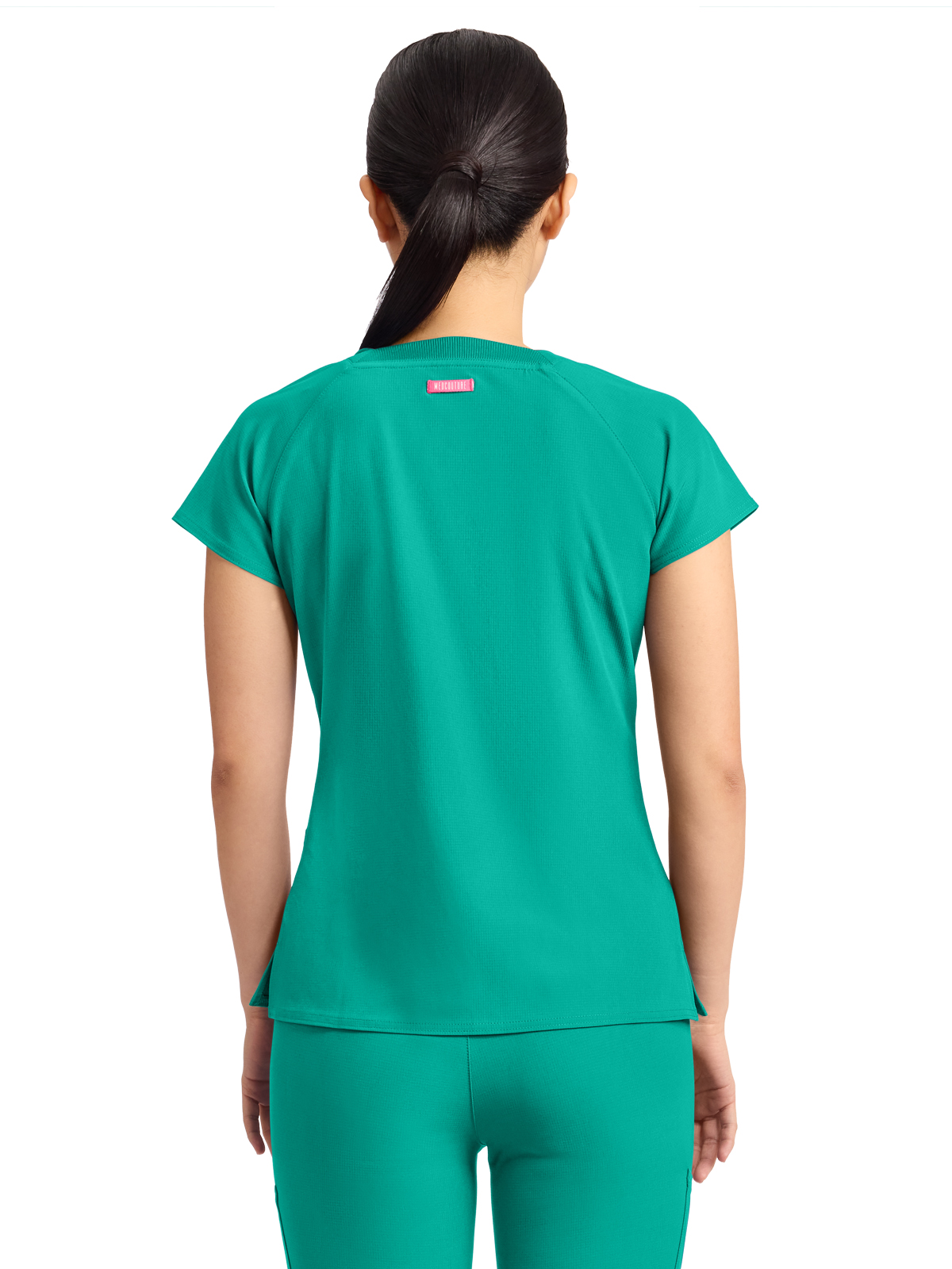 Med Couture - MC AMP - Women's 3-Pocket Square Neck Scrub Top 17