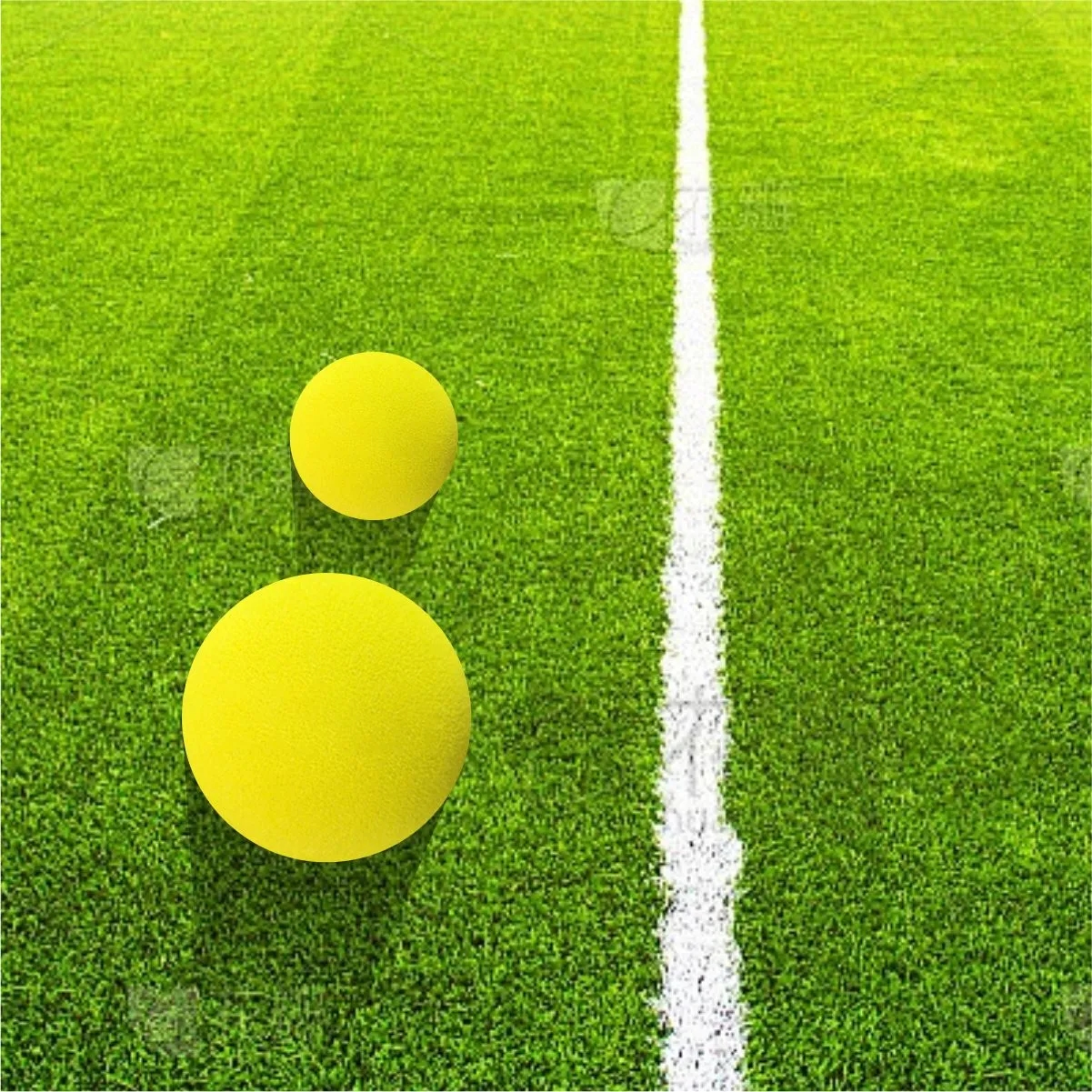 Quiet Foam Pickleball Practice Balls 74mm PU 4