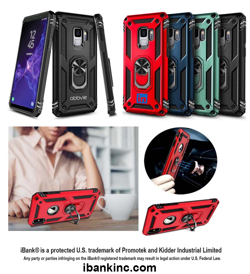 iBank ® Metal Ring Holder Kickstand Case for iPhone 17, 17 Pro, 17 Pro Max 2