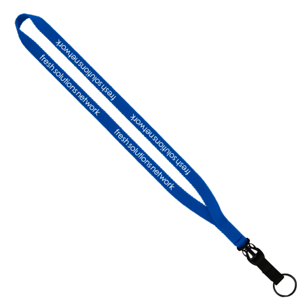 1/2" Smooth Nylon Slide Release Lanyard 58
