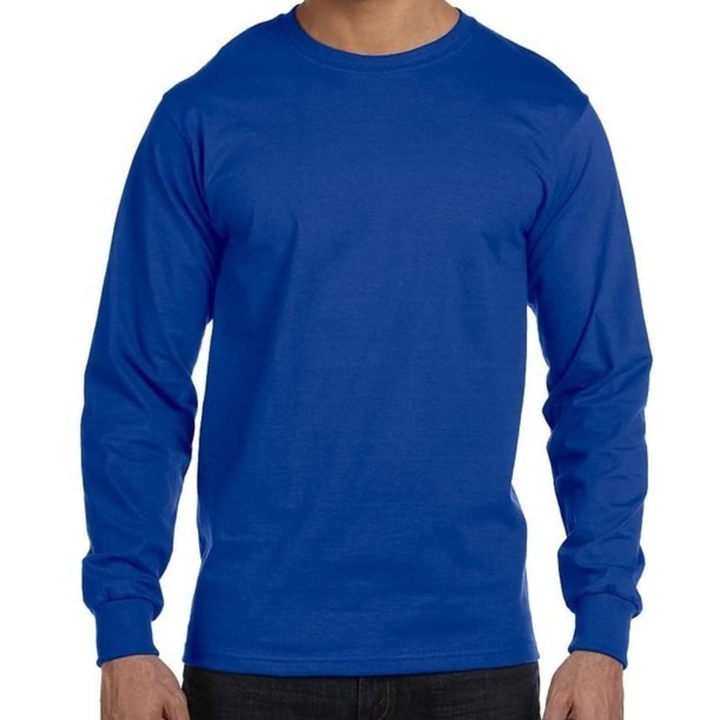 Hanes 5.2 Oz. ComfortSoft® Cotton Long-Sleeve T-Shirt 5