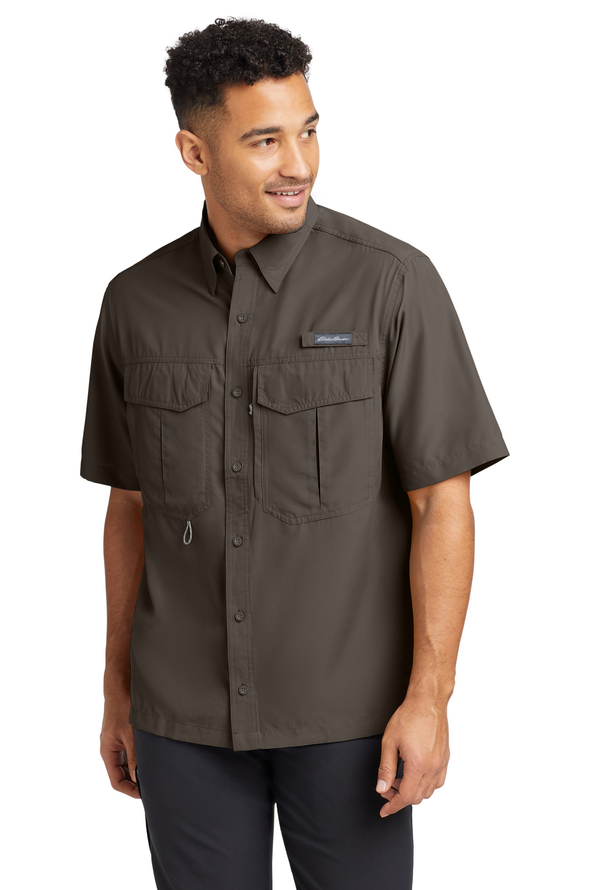Eddie Bauer Short Sleeve Performance Fishing Shirt EB602 1