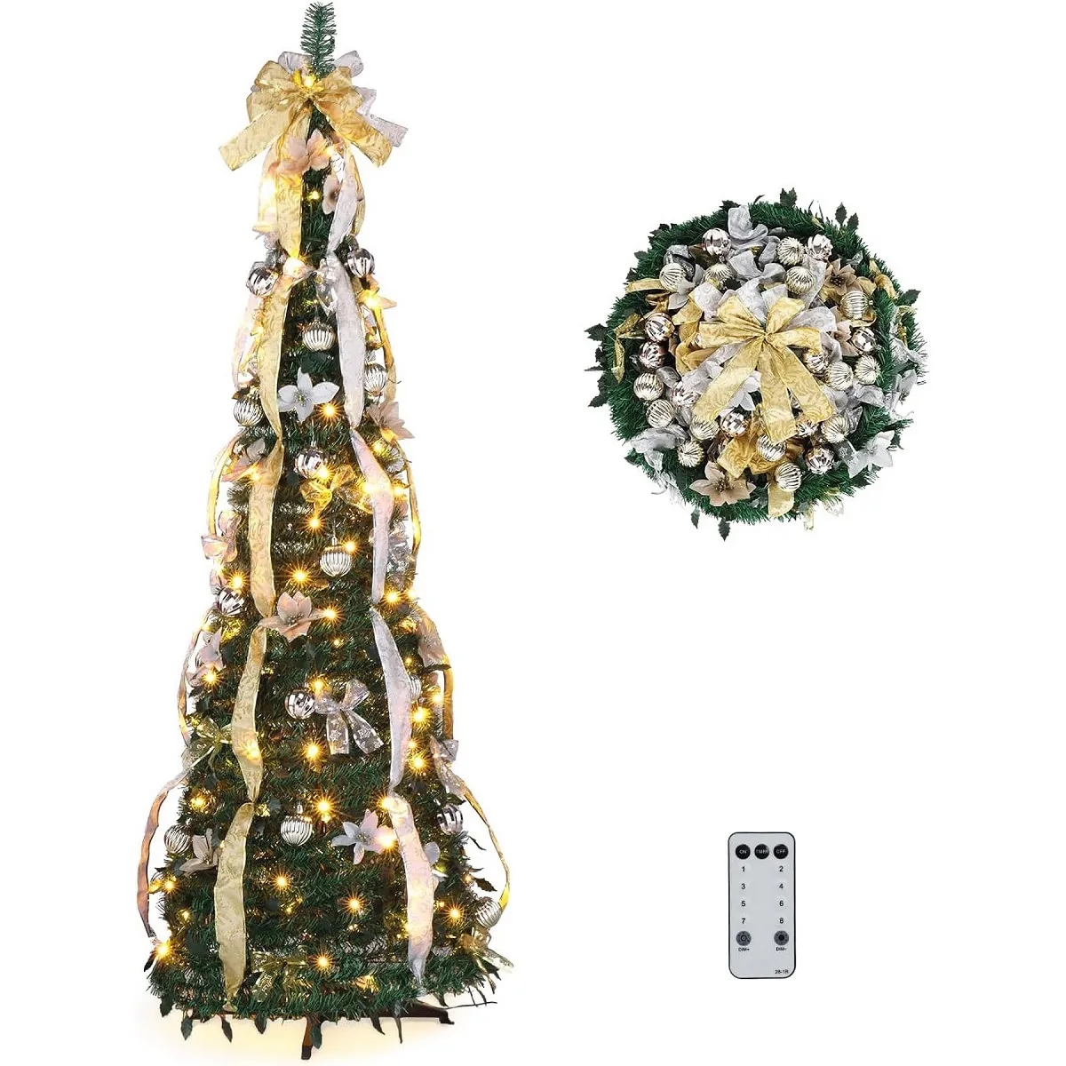 Telescopic Christmas Tree 4ft-6ft 5