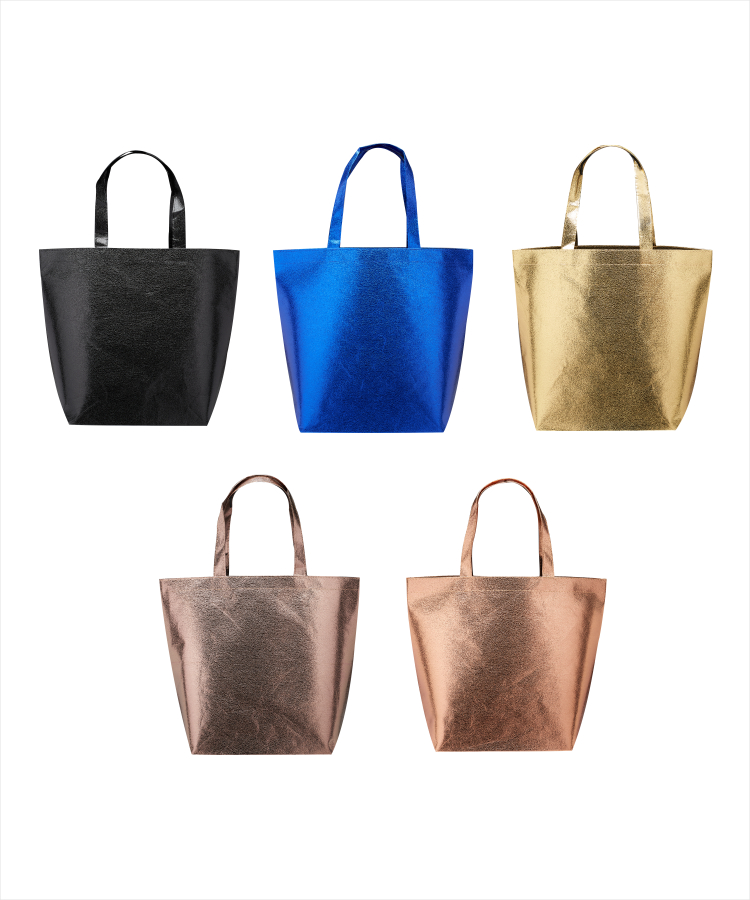 Union Printed - New Castle Non-woven Metallic Tote Bags 1