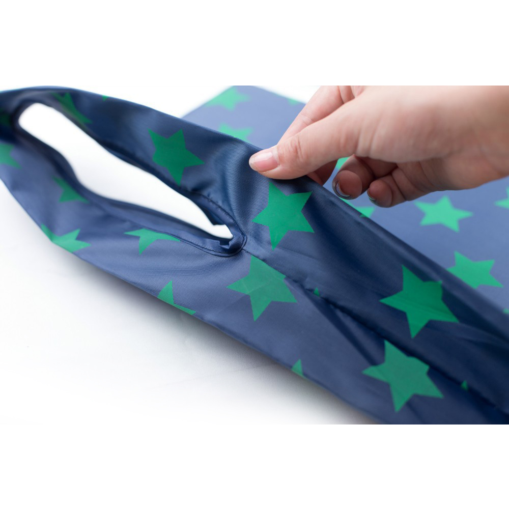Reusable oxford cloth folding shopping bag large supermarket tote bag 6