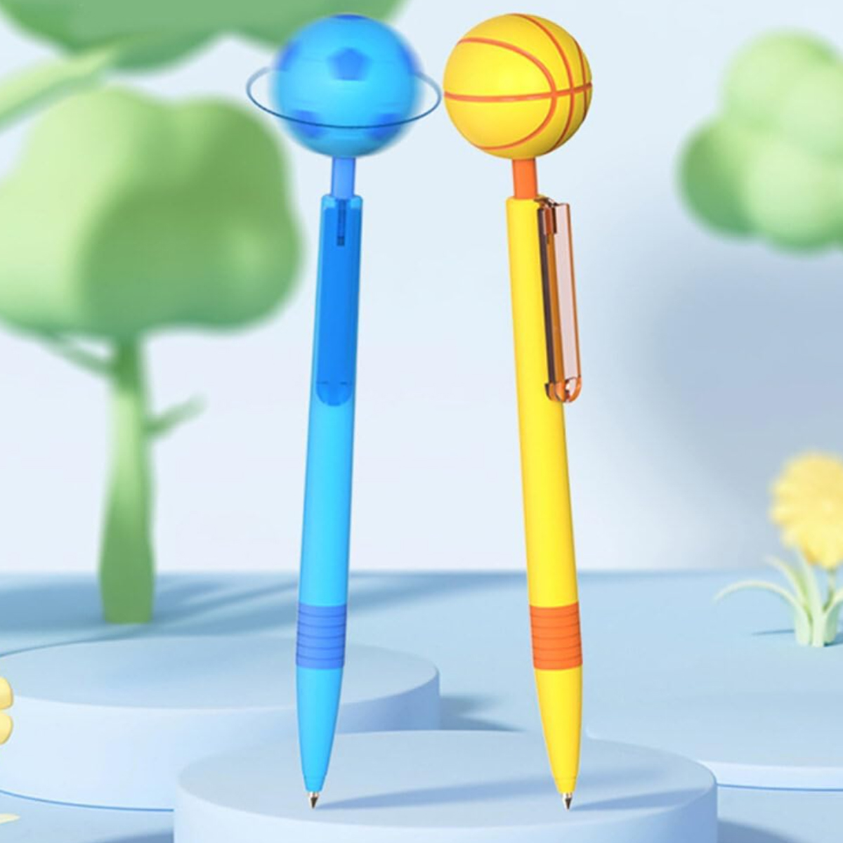 Sports Ball Fidget Spinner Ballpoint Pen 7