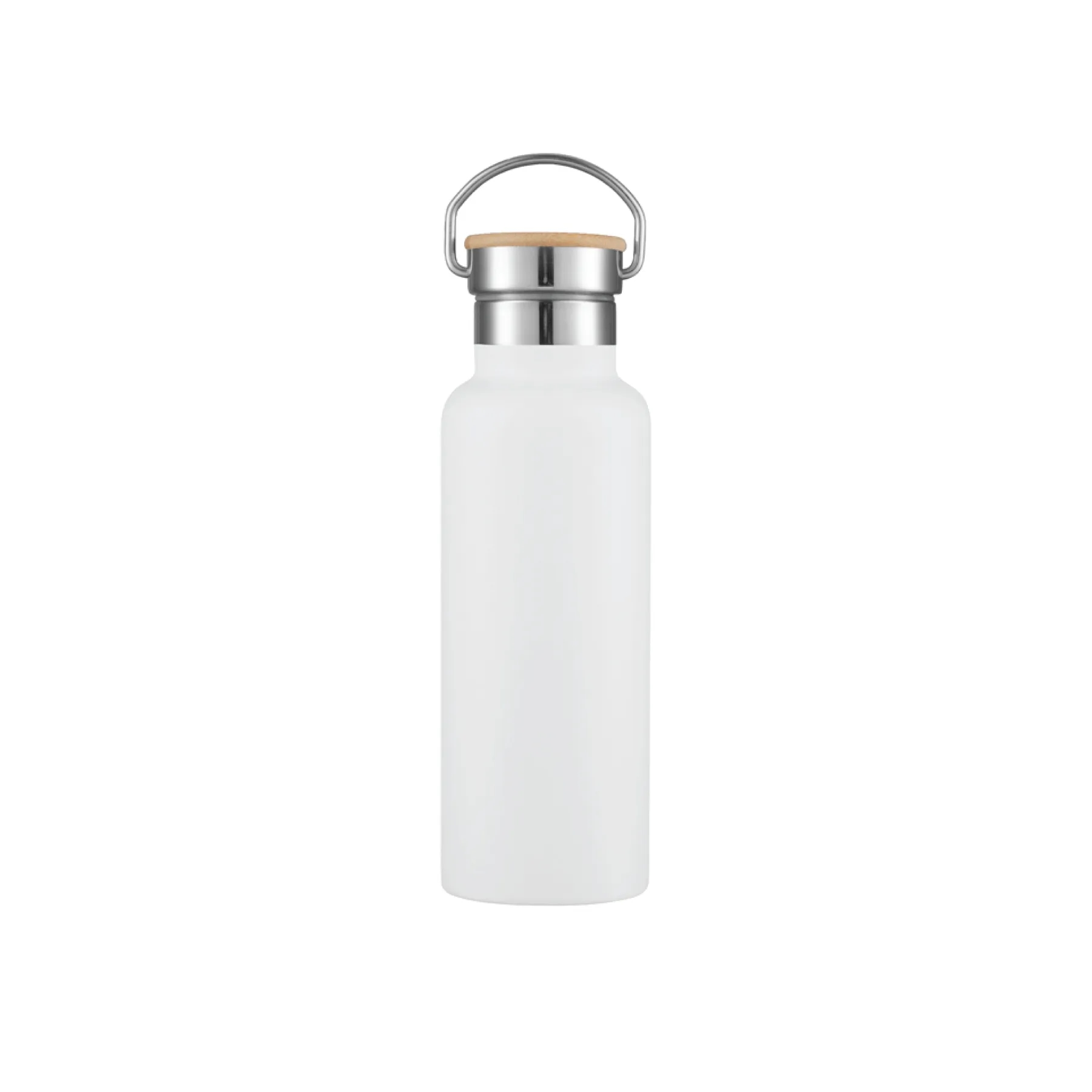 17oz Wood Lid Stainless Tumbler with Handle 4