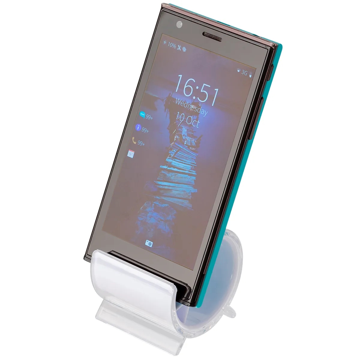 Innovation Double Layer Clam Cell Phone Tablet Holder Stands 1