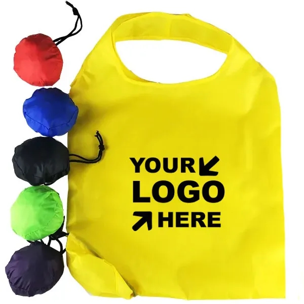 Foldable Round Ball Shaped Shopping Bag 2